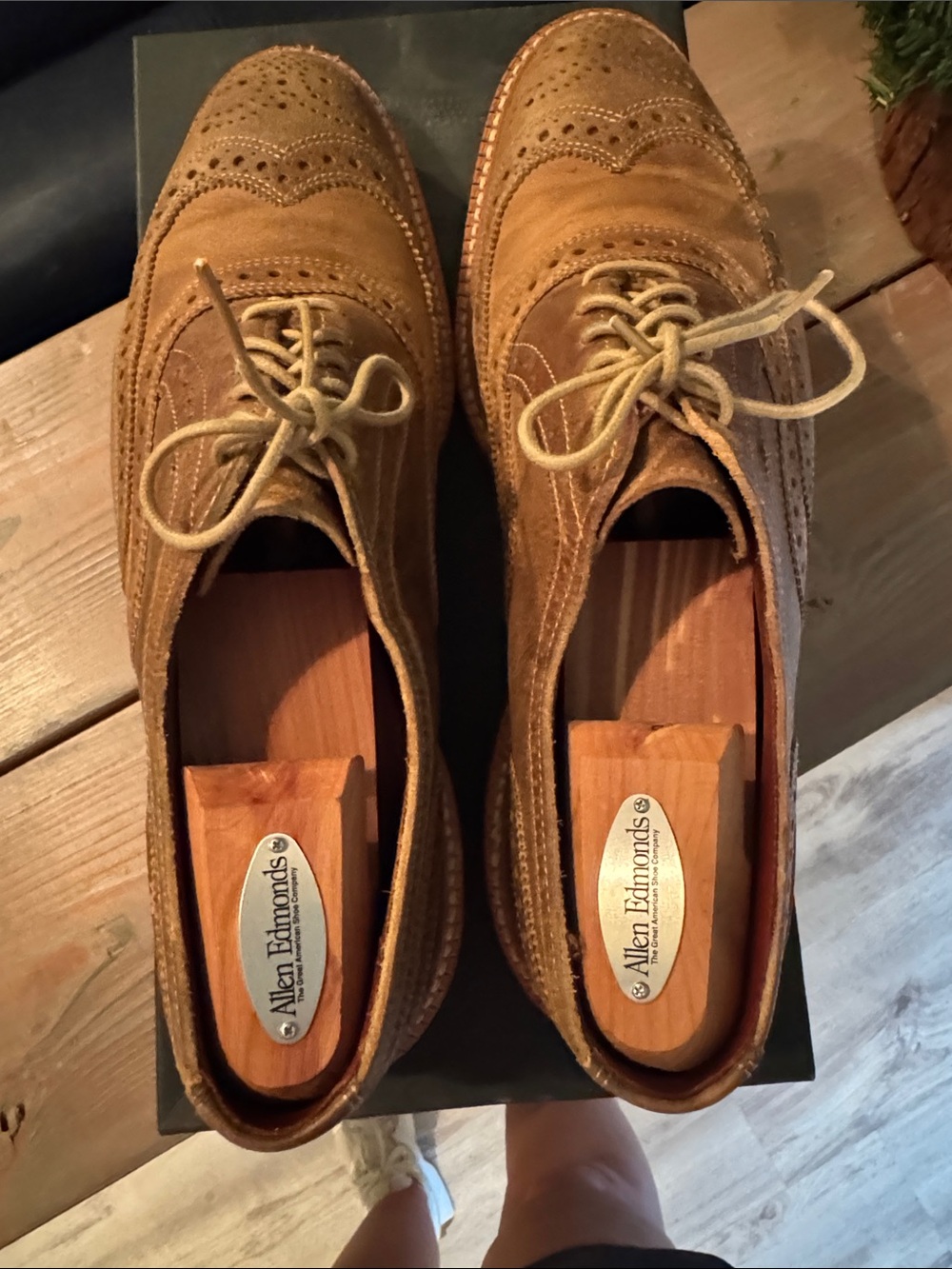 Allen Edmonds Mctavish size 9.5 brown leather - Picture 6 of 8